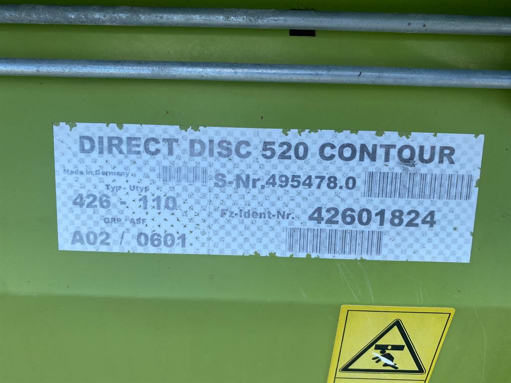 2008 CLAAS Direct Disc 520