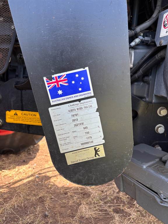 2014 Kubota M100X image 3