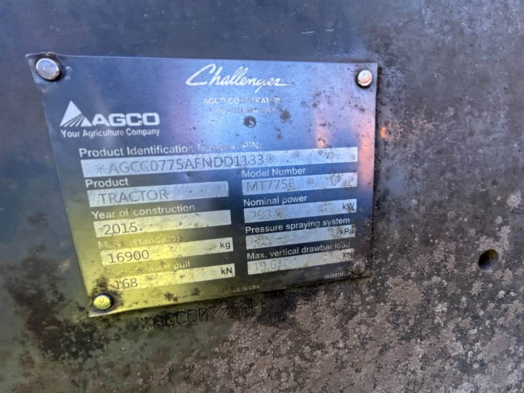 2015 Challenger MT 775E
