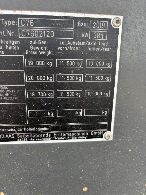 2019 CLAAS LEXION 770 image 6