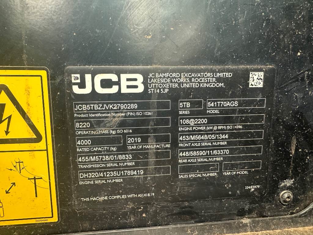 2019 JCB 541-70 image 10