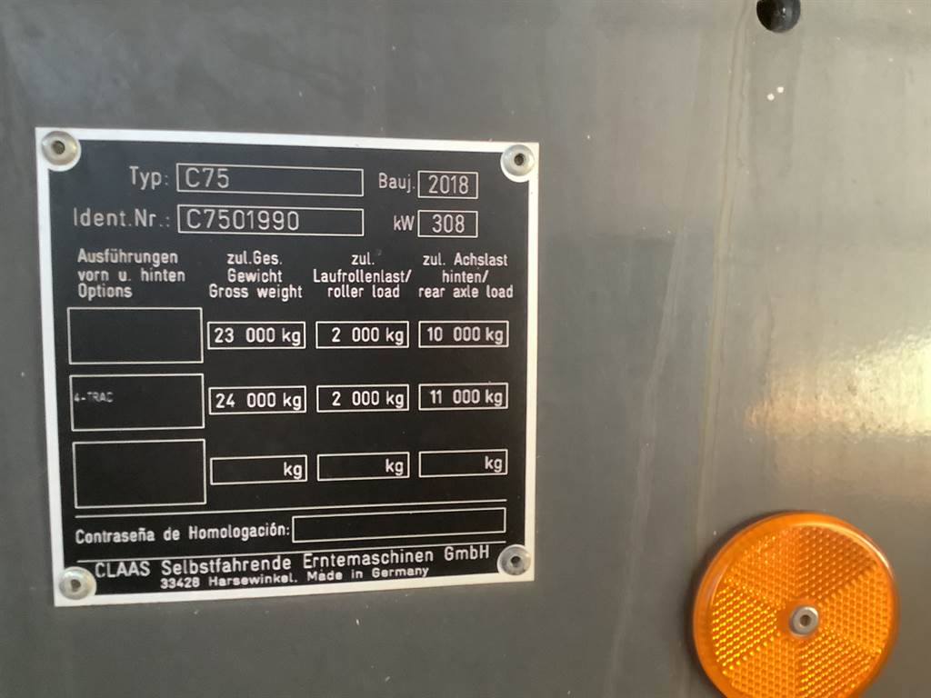2018 CLAAS LEXION 750 TT image 6