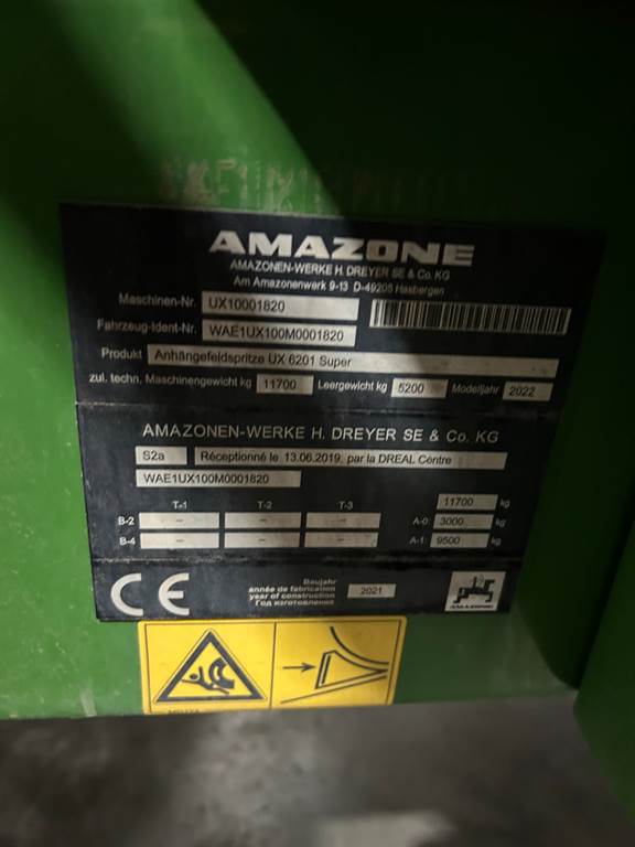 2021 AMAZONE UX6200 Super image 10