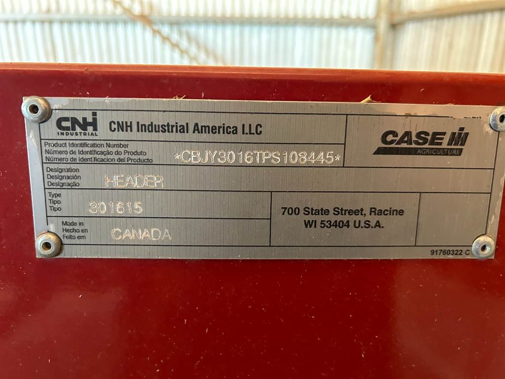 2022 CASE IH 3016 Pick-UP 15' image 10